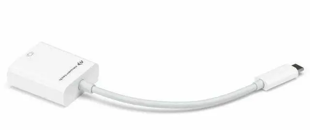 Alt view image 3 of 7 - NewerTech USB-C to DisplayPort 8K Display Adapter - 1 x DisplayPort Digital Audio/Video - Female - 1 x USB Type C - Male - 7680 x 4320 Supported - 1