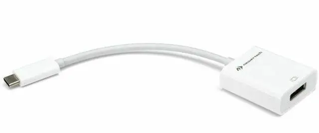 Alt view image 5 of 7 - NewerTech USB-C to DisplayPort 8K Display Adapter - 1 x DisplayPort Digital Audio/Video - Female - 1 x USB Type C - Male - 7680 x 4320 Supported - 1