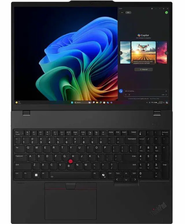 Alt view image 2 of 8 - Lenovo ThinkPad T16 Gen 4 21QN0045US 16" Copilot+ PC Notebook - AMD Ryzen AI 5 PRO 340 - 16GB - 256GB SSD - Windows 11 Pro - AMD Radeon 840M Graphics - Webcam - IEEE 802.11be Wireless  21QN0045US