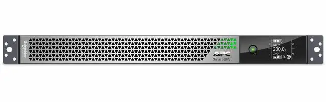 Alt view image 7 of 7 - APC Smart-UPS Ultra On-Line, 3000VA, Lithium-ion, Rack/Tower 1U, 208/230V, 3x C13, 2x C19 IEC outlets, Network Card, Extended runtime, W/rail kit - 1U Rack-mountable - 1.50 Hour Recharge - 4.60 Minute