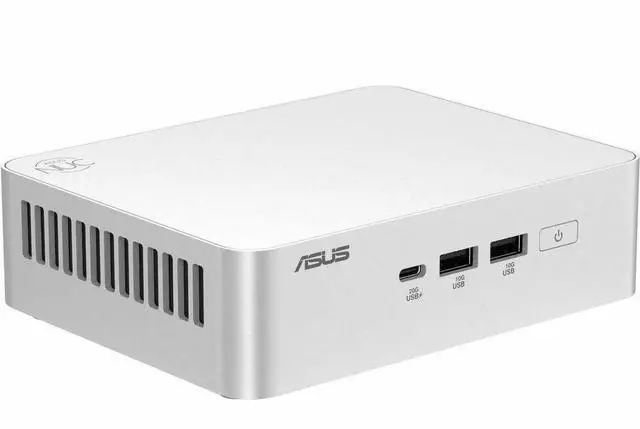 Alt view image 7 of 15 - Asus NUC 15 Pro Plus RNUC15CRSU9089AU Desktop Computer - Intel Core Ultra 9 285H - 32 GB - 1 TB SSD - Mini PC - Silver - Intel Chip - Windows 11 Home - Intel Arc 140T Graphics DDR5 SDRAM - IEEE 802.11