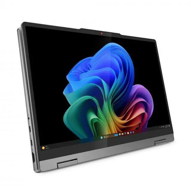 Alt view image 5 of 6 - Lenovo IdeaPad 5 14" OLED 1920 x 1200 2-in-1 Notebook Qualcomm Snapdragon X Plus X1P-42-100 16GB RAM 1TB SSD Luna Gray - Qualcomm Snapdragon X Plus X1P-42-100 - Qualcomm Adreno Graphics - 14