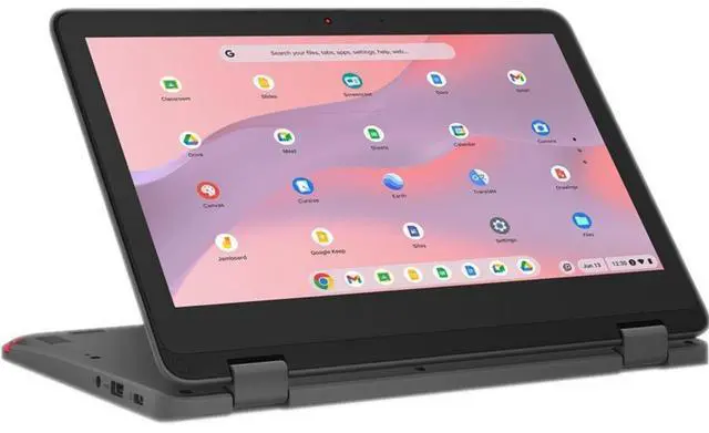 Alt view image 7 of 7 - Lenovo 300e Yoga Chromebook Gen 4 82W2002NUS 11.6" Touchscreen Convertible 2 in 1 Chromebook - HD - Octa-core (ARM Cortex A76 + Cortex A55) - 8 GB - 64 GB Flash Memory - English Keyboard - Graphi