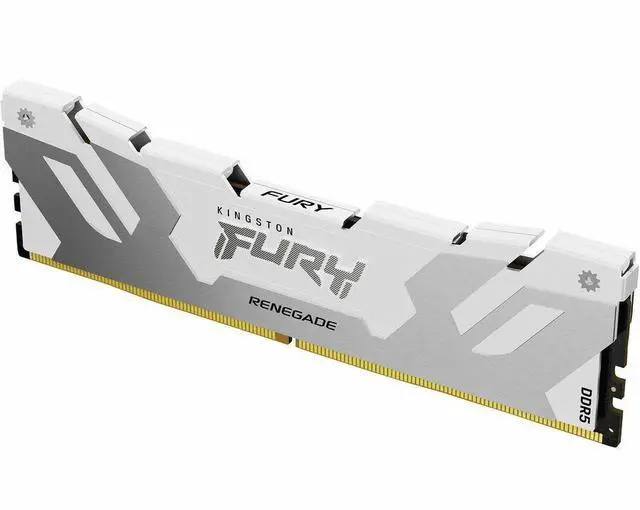 Alt view image 2 of 9 - Kingston FURY Renegade RAM Module - 24 GB - DDR5-8000/PC5-64000 DDR5 SDRAM - 8000 MHz Single-rank Memory - CL38 - 1.40 V - On-die ECC - 288-pin - DIMM - Lifetime Warranty