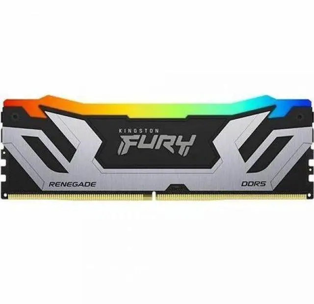 Main image of Kingston FURY Renegade RAM Module - 24 GB - RGB - DDR5-8800/PC-70400 DDR5 SDRAM - 8800 MHz Single-rank Memory - CL42 - 1.40 V - On-die ECC - Unbuffered - 288-pin - CUDIMM - Lifetime Warranty