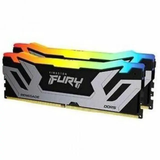 Alt view image 4 of 13 - Kingston FURY Renegade RAM Module - 48 GB (2 x 24GB) - RGB - DDR5-8800/PC-70400 DDR5 SDRAM - 8800 MHz Single-rank Memory - CL42 - 1.40 V - On-die ECC - Unbuffered - 288-pin - CUDIMM - Lifetime Warrant