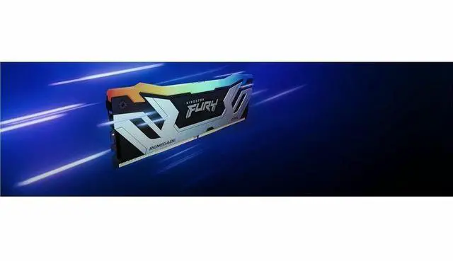 Alt view image 5 of 13 - Kingston FURY Renegade RAM Module - 48 GB (2 x 24GB) - RGB - DDR5-8800/PC-70400 DDR5 SDRAM - 8800 MHz Single-rank Memory - CL42 - 1.40 V - On-die ECC - Unbuffered - 288-pin - CUDIMM - Lifetime Warrant