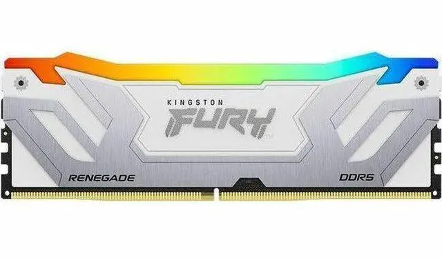 Main image of Kingston FURY Renegade RAM Module - 48 GB (2 x 24GB) - RGB - DDR5-8800/PC-70400 DDR5 SDRAM - 8800 MHz Single-rank Memory - CL42 - 1.40 V - On-die ECC - Unbuffered - 288-pin - CUDIMM - Lifetime Warrant