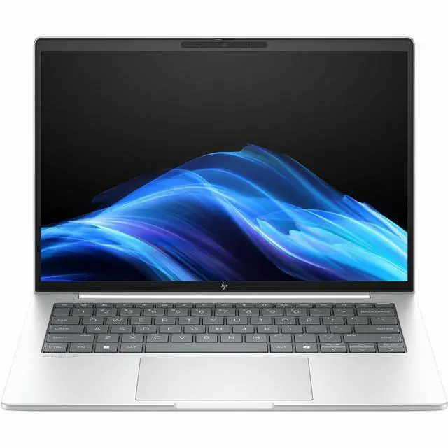 Alt view image 2 of 8 - HP EliteBook 8 G1i 14" Touchscreen Notebook - WUXGA - Intel Core Ultra 5 236V - vPro Technology - 16 GB - 512 GB SSD - English Keyboard - Glacier Silver Aluminum - Intel Chip - 1920 x 1200 - Wind