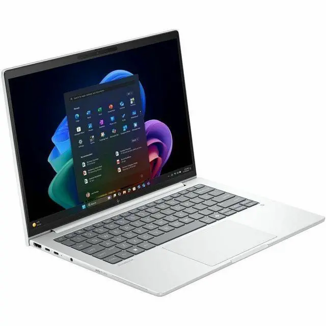 Alt view image 7 of 8 - HP EliteBook 8 G1i 14" Touchscreen Notebook - WUXGA - Intel Core Ultra 5 236V - vPro Technology - 16 GB - 512 GB SSD - English Keyboard - Glacier Silver Aluminum - Intel Chip - 1920 x 1200 - Wind