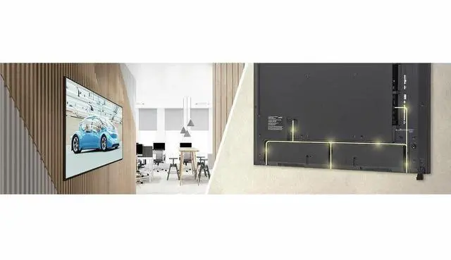 Alt view image 4 of 7 - LG 43UH5N-M UHD Signage - 43" LCD - In-plane Switching (IPS) Technology - 24 Hours/7 Days Operation - 3840 x 2160 - 16:9 - 8 ms - Edge LED - 500 Nit - 2160p - HDMI - USB - Serial - Wireless LAN -