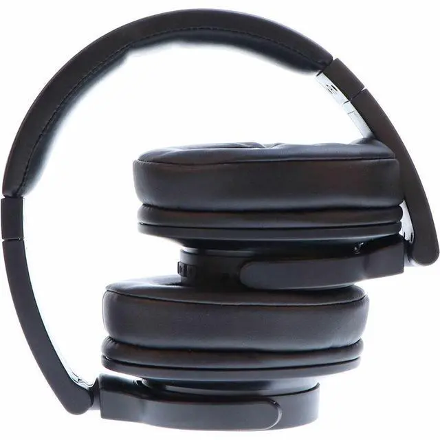 Alt view image 3 of 12 - Maxell Bass 13 Wireless Bluetooth Headphones Black - Stereo - Wireless - Bluetooth - Over-the-head - Binaural - Circumaural - Black