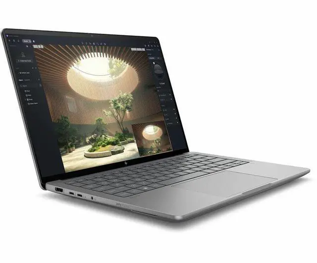 Alt view image 7 of 8 - HP ZBook Ultra G1a 14" Mobile Workstation - WUXGA - AMD Ryzen AI MAX PRO 385 - 32 GB - 512 GB SSD - English Keyboard - Meteor Silver - Smart Buy - AMD Chip - 1920 x 1200 - Windows 11 Pro - AMD Ra