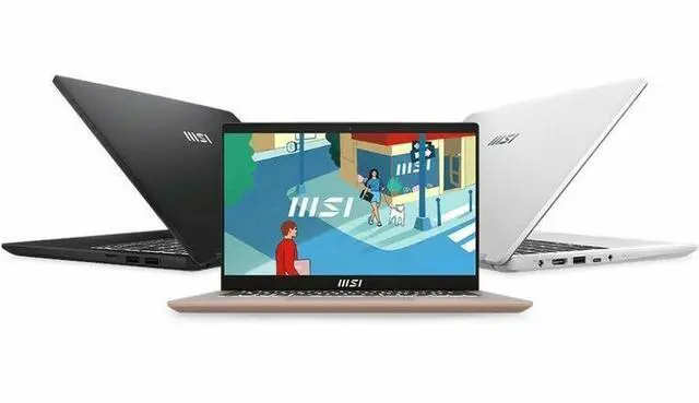 Alt view image 4 of 8 - MSI Modern 14 C13M Modern 14 C13M-1452US 14" Notebook - Full HD - Intel Core i3 13th Gen i3-1315U - 8 GB - 512 GB SSD - Classic Black - Intel Chip - 1920 x 1080 - Windows 11 Home - Intel UHD Grap