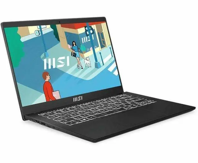 Alt view image 5 of 8 - MSI Modern 14 C13M Modern 14 C13M-1452US 14" Notebook - Full HD - Intel Core i3 13th Gen i3-1315U - 8 GB - 512 GB SSD - Classic Black - Intel Chip - 1920 x 1080 - Windows 11 Home - Intel UHD Grap