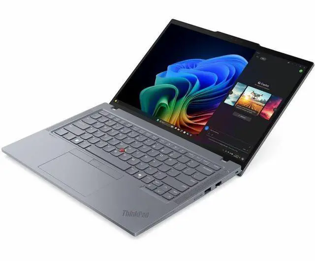 Alt view image 2 of 8 - Lenovo ThinkPad T14 Gen 6 21QJ00CRUS 14" Copilot+ PC Notebook - WUXGA - AMD Ryzen AI 5 PRO 340 - 16 GB - 256 GB SSD - English Keyboard - Gray - AMD Chip - 1920 x 1200 - Windows 11 Pro - AMD Radeo