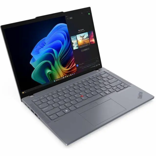 Alt view image 7 of 8 - Lenovo ThinkPad T14 Gen 6 21QJ00CRUS 14" Copilot+ PC Notebook - WUXGA - AMD Ryzen AI 5 PRO 340 - 16 GB - 256 GB SSD - English Keyboard - Gray - AMD Chip - 1920 x 1200 - Windows 11 Pro - AMD Radeo