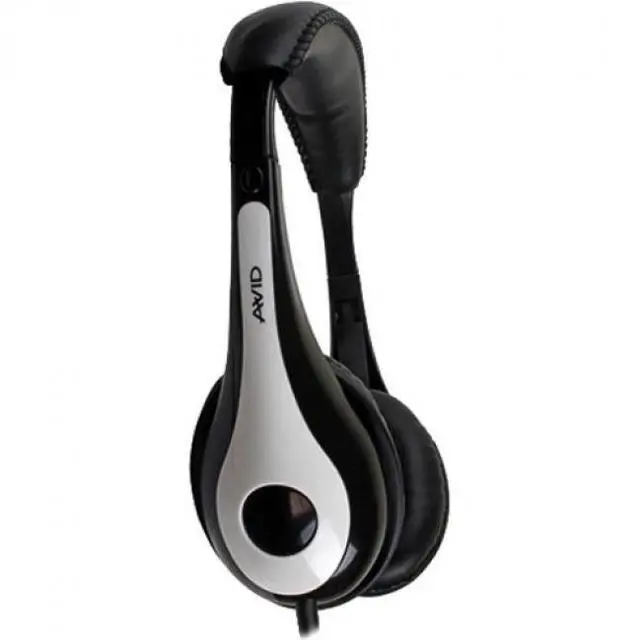 Alt view image 2 of 2 - Avid Education AE-35 Light Weight Headphone with Braided Nylon Cord, White - 1EDU-AE35WH-TNOMIC