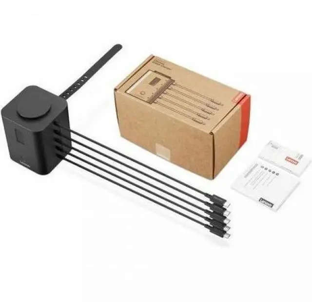 Main image of Lenovo AC Adapter - 11.81" Cable - 5 V DC, 20 V DC Output - 1 A - Black