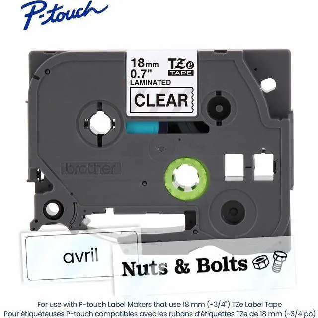 Alt view image 2 of 14 - Brother P-touch TZe Label Tape - - DiameterTape
