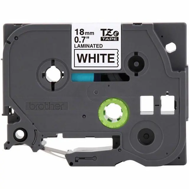 Alt view image 3 of 11 - Brother P-touch TZe Laminated Label Tape - - DiameterTape - White - Laminated - Easy to Read, Temperature Resistant, Customizable, Long Lasting, Peeling Resistant, Fade Resistant - 26.20 ft Roll Lengt