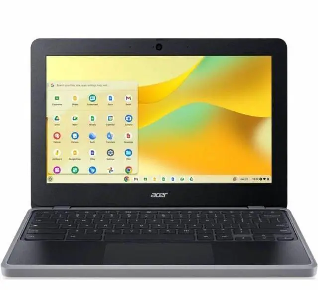 Alt view image 3 of 11 - Acer Chromebook 311 C723T C723T-K5NU 11.6" Touchscreen Chromebook - HD - MediaTek MT8 MT8186TV/AZA - 8 GB - 32 GB Flash Memory - English (US) Keyboard - Black - MediaTek Chip - 1366 x 768 - Chrom