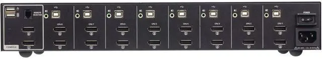 Alt view image 3 of 4 - ATEN 8-Port USB DisplayPort Dual Display Secure KVM Switch CS1148DP4
