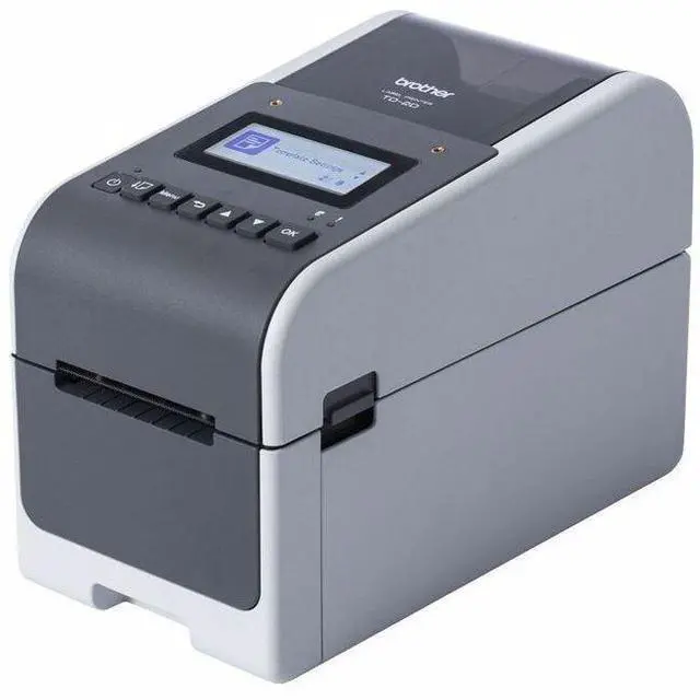 Main image of Brother TD-2350D300 Desktop, Retail, Healthcare, Warehouse, Logistic, Manufacturing, Industrial, Food Service Direct Thermal Printer - Monochrome - Desktop - Label Print - Fast Ethernet - USB - USB Ho