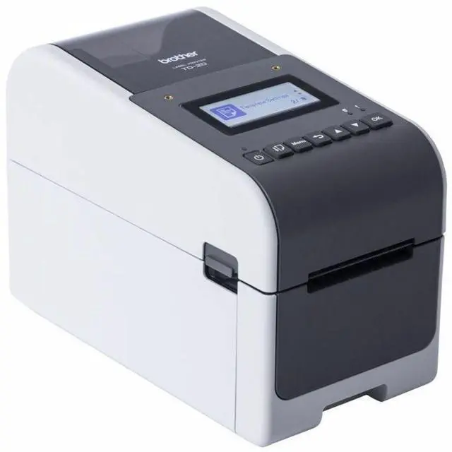 Alt view image 4 of 8 - Brother TD-2350D300 Desktop, Retail, Healthcare, Warehouse, Logistic, Manufacturing, Industrial, Food Service Direct Thermal Printer - Monochrome - Desktop - Label Print - Fast Ethernet - USB - USB Ho