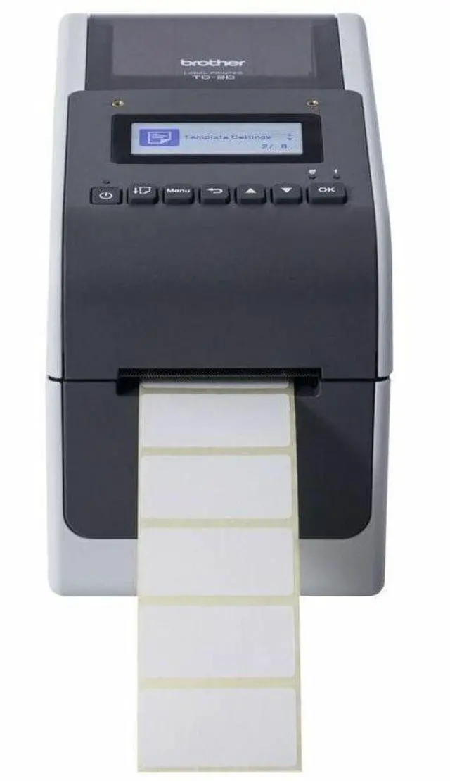 Alt view image 5 of 8 - Brother TD-2350D300 Desktop, Retail, Healthcare, Warehouse, Logistic, Manufacturing, Industrial, Food Service Direct Thermal Printer - Monochrome - Desktop - Label Print - Fast Ethernet - USB - USB Ho
