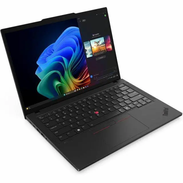 Alt view image 3 of 7 - Lenovo ThinkPad T14 Gen 6 21QG0006US 14" Copilot+ PC Notebook - WUXGA - Intel Core Ultra 5 228V - 32 GB - 512 GB SSD - English Keyboard - Black - Intel Chip - 1920 x 1200 - Windows 11 Pro - Intel