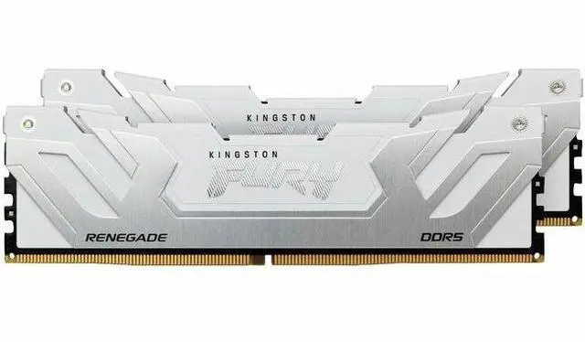 Main image of Kingston FURY Renegade RAM Module - 48 GB (2 x 24GB) - DDR5-8800/PC-70400 DDR5 SDRAM - 8800 MHz Single-rank Memory - CL42 - 1.40 V - On-die ECC - Unbuffered - 288-pin - CUDIMM - Lifetime Warranty