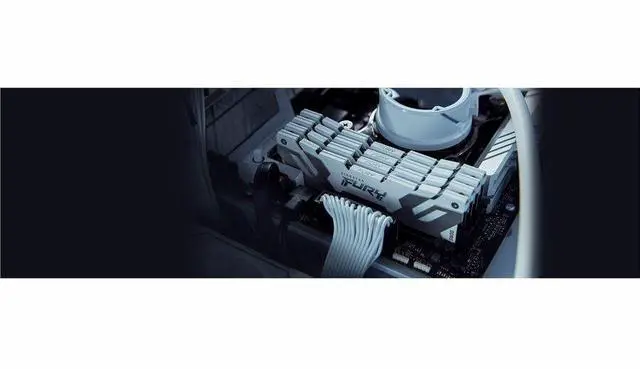 Alt view image 3 of 11 - Kingston FURY Renegade RAM Module - 48 GB (2 x 24GB) - DDR5-8800/PC-70400 DDR5 SDRAM - 8800 MHz Single-rank Memory - CL42 - 1.40 V - On-die ECC - Unbuffered - 288-pin - CUDIMM - Lifetime Warranty