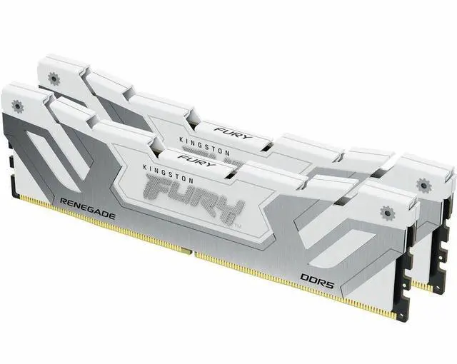 Alt view image 4 of 11 - Kingston FURY Renegade RAM Module - 48 GB (2 x 24GB) - DDR5-8800/PC-70400 DDR5 SDRAM - 8800 MHz Single-rank Memory - CL42 - 1.40 V - On-die ECC - Unbuffered - 288-pin - CUDIMM - Lifetime Warranty