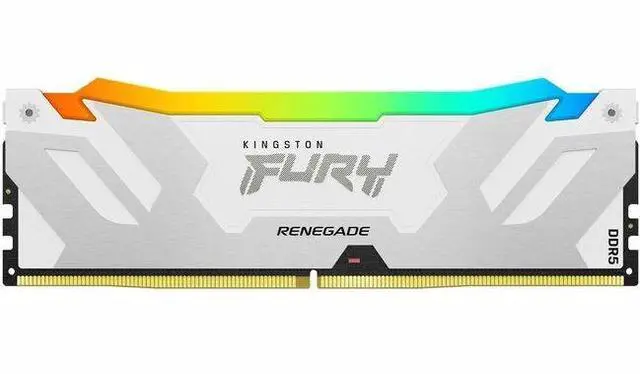 Main image of Kingston FURY Renegade RAM Module - 48 GB - RGB - DDR5-8000/PC5-64000 DDR5 SDRAM - 8000 MHz Single-rank Memory - CL38 - 1.40 V - On-die ECC - 288-pin - DIMM - Lifetime Warranty