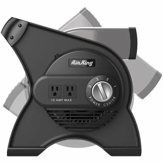 Alt view image 11 of 15 - AIR KING 9550 Portable Blower Fan,120V,310 cfm,Gray, 3 Speed
