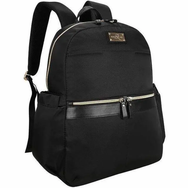 Main image of Sandy Lisa Laguna Carrying Case (Backpack) for 14" to 15.6" Notebook - Black - Shoulder Strap, Trolley Strap - 17" Height x 13" Width x 6" Depth