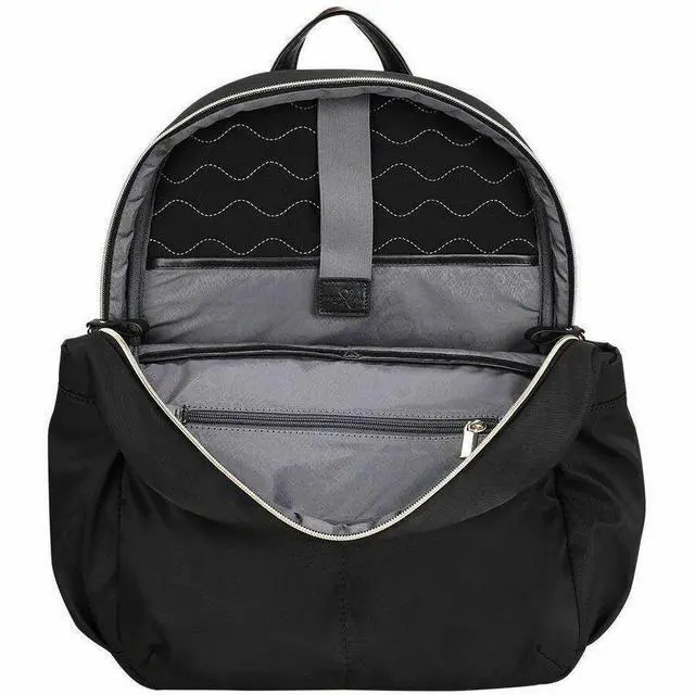 Alt view image 3 of 8 - Sandy Lisa Laguna Carrying Case (Backpack) for 14" to 15.6" Notebook - Black - Shoulder Strap, Trolley Strap - 17" Height x 13" Width x 6" Depth