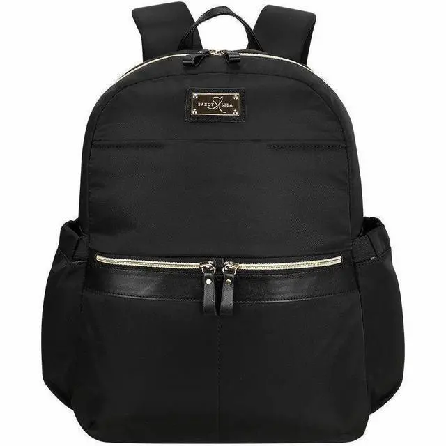 Alt view image 5 of 8 - Sandy Lisa Laguna Carrying Case (Backpack) for 14" to 15.6" Notebook - Black - Shoulder Strap, Trolley Strap - 17" Height x 13" Width x 6" Depth
