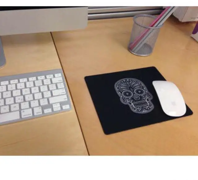 Alt view image 5 of 5 - OTM Essentials Hipster Prints Black Mouse Pad Mr. Sugarbones (OP-MPV1BM-HIP-17) 731969577561