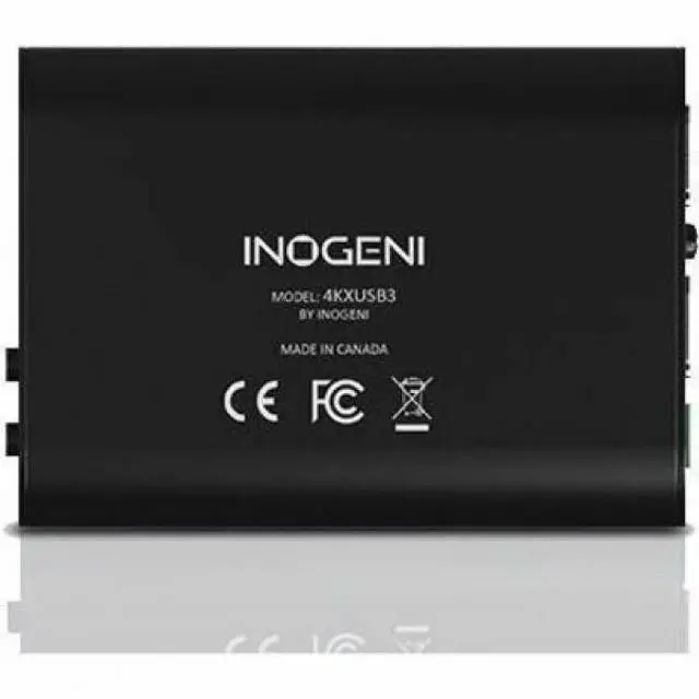 Alt view image 6 of 10 - INOGENI 4KXUSB3 4K Ultra HD HDMI to USB 3.0 Converter with HDMI Loop