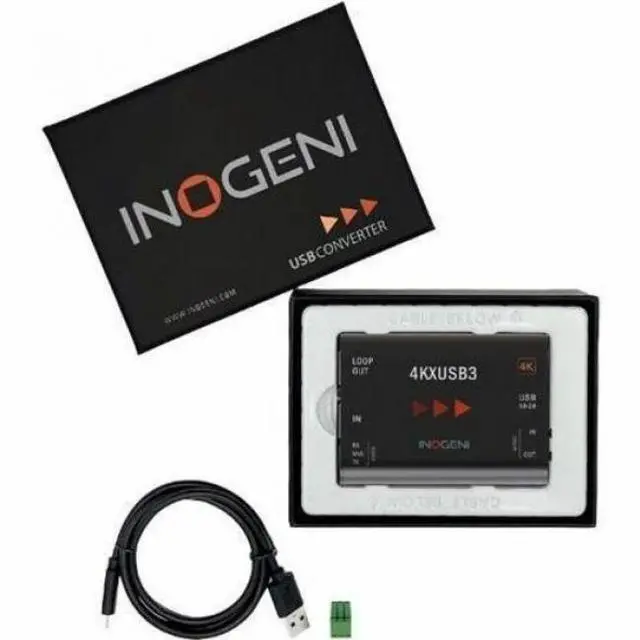 Alt view image 9 of 10 - INOGENI 4KXUSB3 4K Ultra HD HDMI to USB 3.0 Converter with HDMI Loop