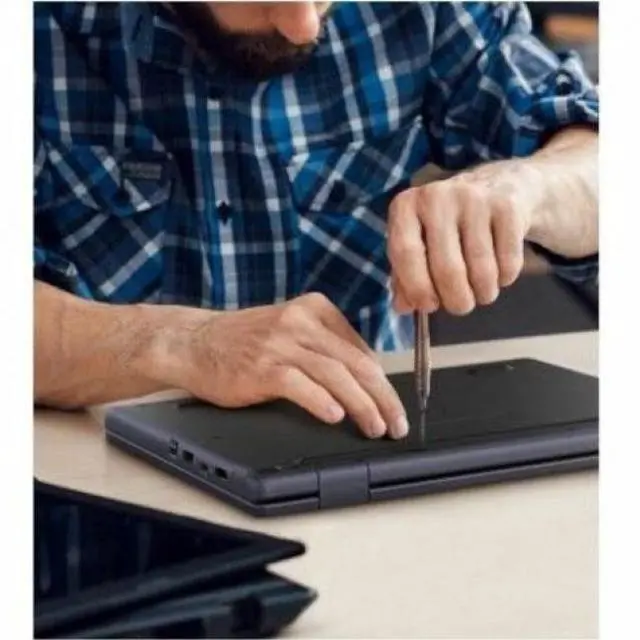 Alt view image 3 of 7 - Asus CZ1204FM2A-YZ84T 12.2" Touchscreen Chromebook  - WUXGA - Octa-core (ARM Cortex A76 + Cortex A55) - 8 GB - 64 GB Flash Memory - Wi-Fi - Bluetooth 5.3