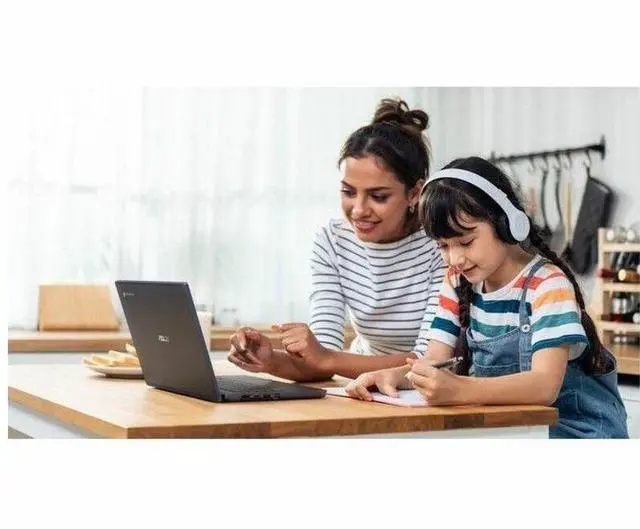 Alt view image 5 of 7 - Asus CZ1204FM2A-YZ84T 12.2" Touchscreen Chromebook  - WUXGA - Octa-core (ARM Cortex A76 + Cortex A55) - 8 GB - 64 GB Flash Memory - Wi-Fi - Bluetooth 5.3