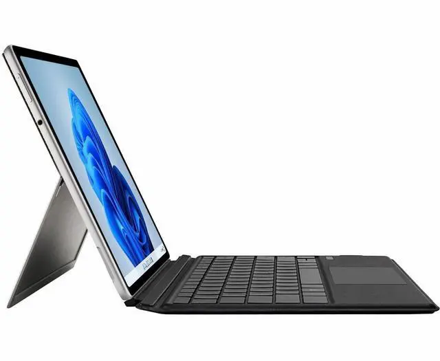 Alt view image 3 of 15 - Adesso Portable Keyboard/Cover Case for 12.9" Microsoft Surface Pro 3, Surface Pro 4, Surface Pro 6, Surface Pro (5th Gen), Surface Pro 7 Tablet - English (US) Keyboard - Aluminum Body