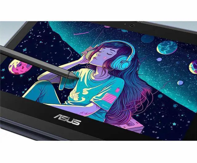 Alt view image 5 of 9 - Asus Garaged Stylus SA304H - 1 - Active - Replaceable Stylus Tip - Aluminum, Plastic - Gunmetal - Notebook Device Supported
