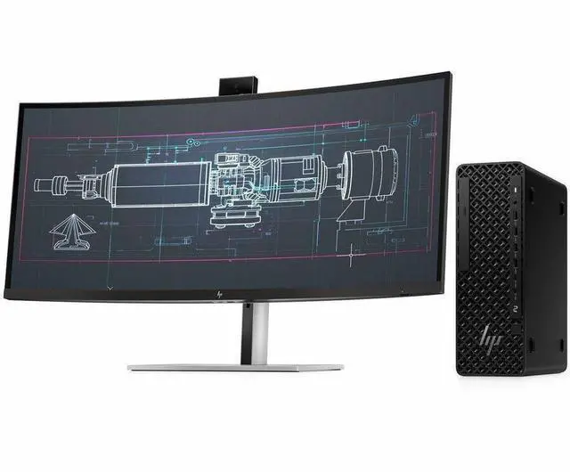 Alt view image 2 of 7 - HP Z2 G1i Workstation - Intel Core Ultra 7 265 - 32 GB - 1 TB SSD - Small Form Factor - Black - Intel W880 Chip - Windows 11 Pro - NVIDIA RTX 4000 SFF Ada Generation 20 GB Graphics - English Keyboard