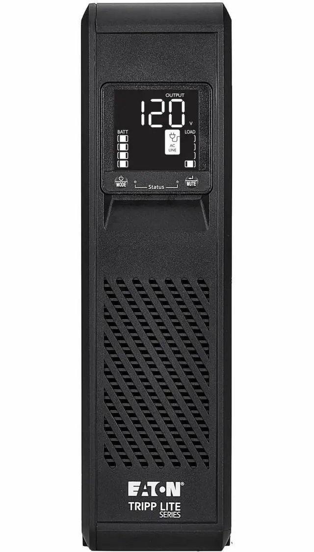 Alt view image 5 of 7 - Eaton Tripp Lite Series 750VA 475W 120V Line-Interactive Pure Sine Wave Cloud-Connected UPS with Remote Monitoring - 8 NEMA 5-15R Outlets (Surge and Battery Backup), LCD, 5-15P Plug, Tower - 2U Tower