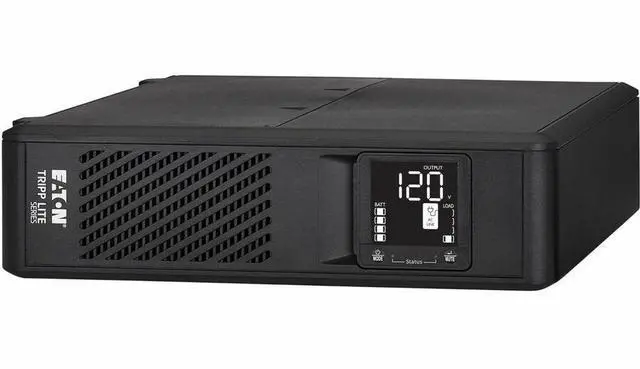 Alt view image 6 of 7 - Eaton Tripp Lite Series 1000VA 750W 120V Line-Interactive Pure Sine Wave Cloud-Connected UPS with Remote Monitoring - 10 NEMA 5-15R Outlets (Surge and Battery Backup), LCD, 5-15P Plug, Tower - 2U Towe
