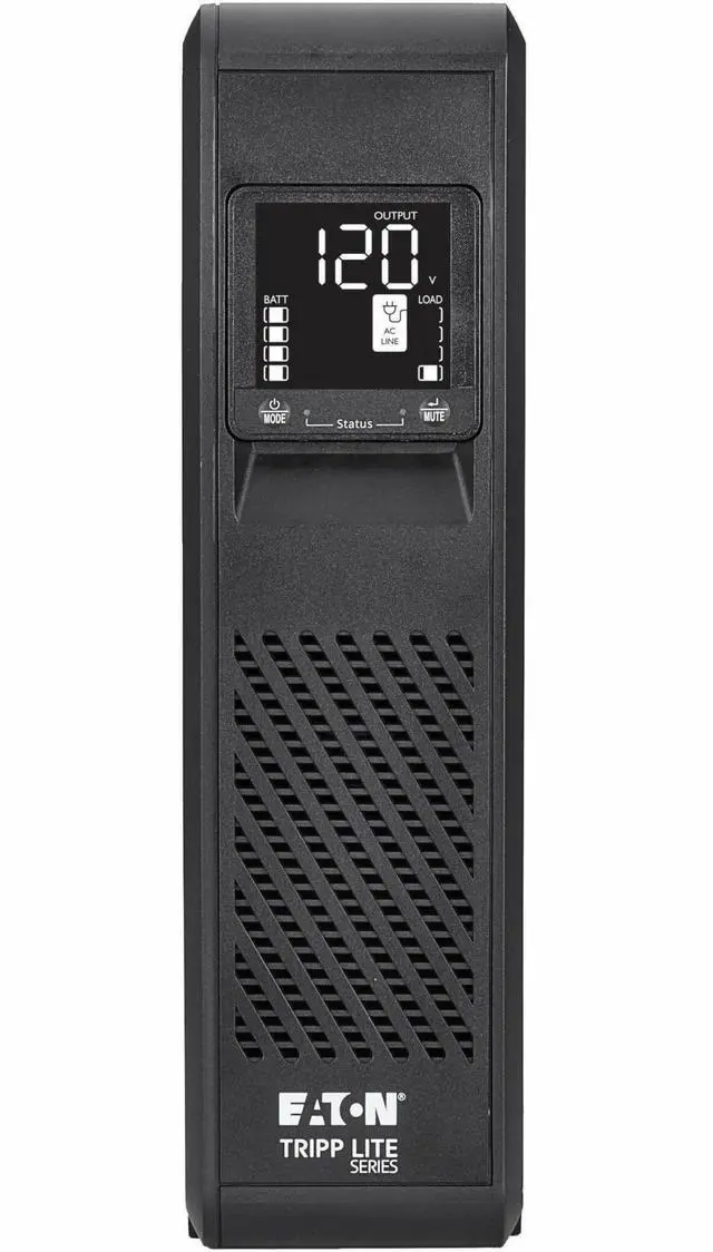 Alt view image 4 of 7 - Eaton Tripp Lite Series 1000VA 750W 120V Line-Interactive Pure Sine Wave Cloud-Connected UPS with Remote Monitoring - 10 NEMA 5-15R Outlets (Surge and Battery Backup), LCD, 5-15P Plug, Tower - 2U Towe
